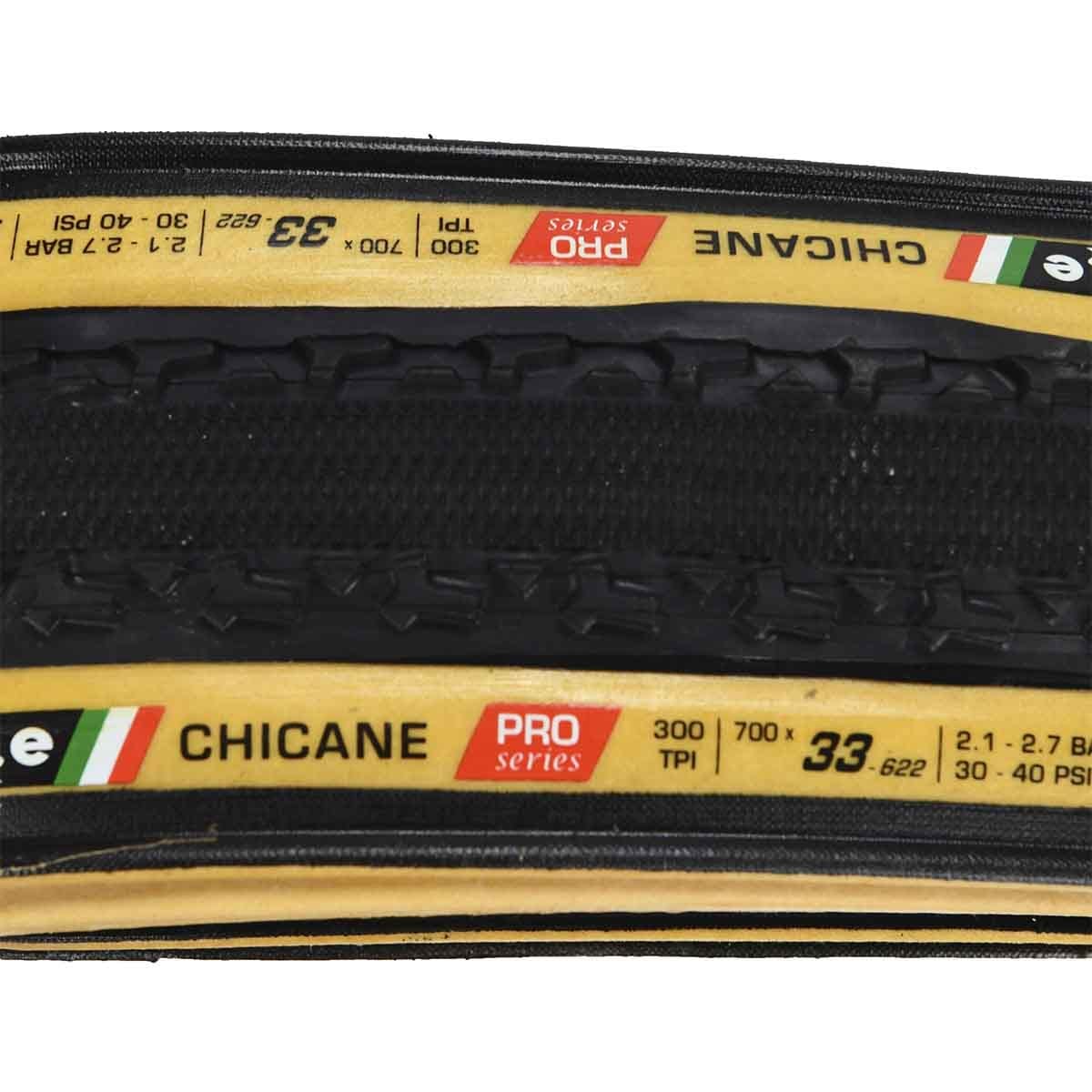 Pneu CHALLENGE OPEN CHICANE PRO 700x33c Bege