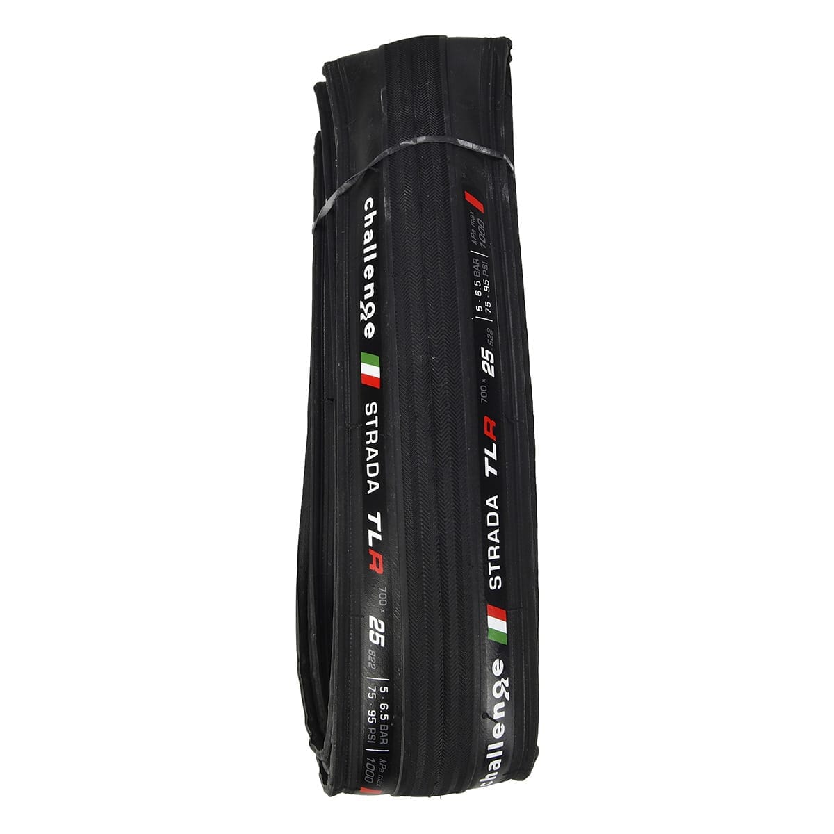 Band CHALLENGE STRADA 700x25c Tubeless Ready Soepel Zwart