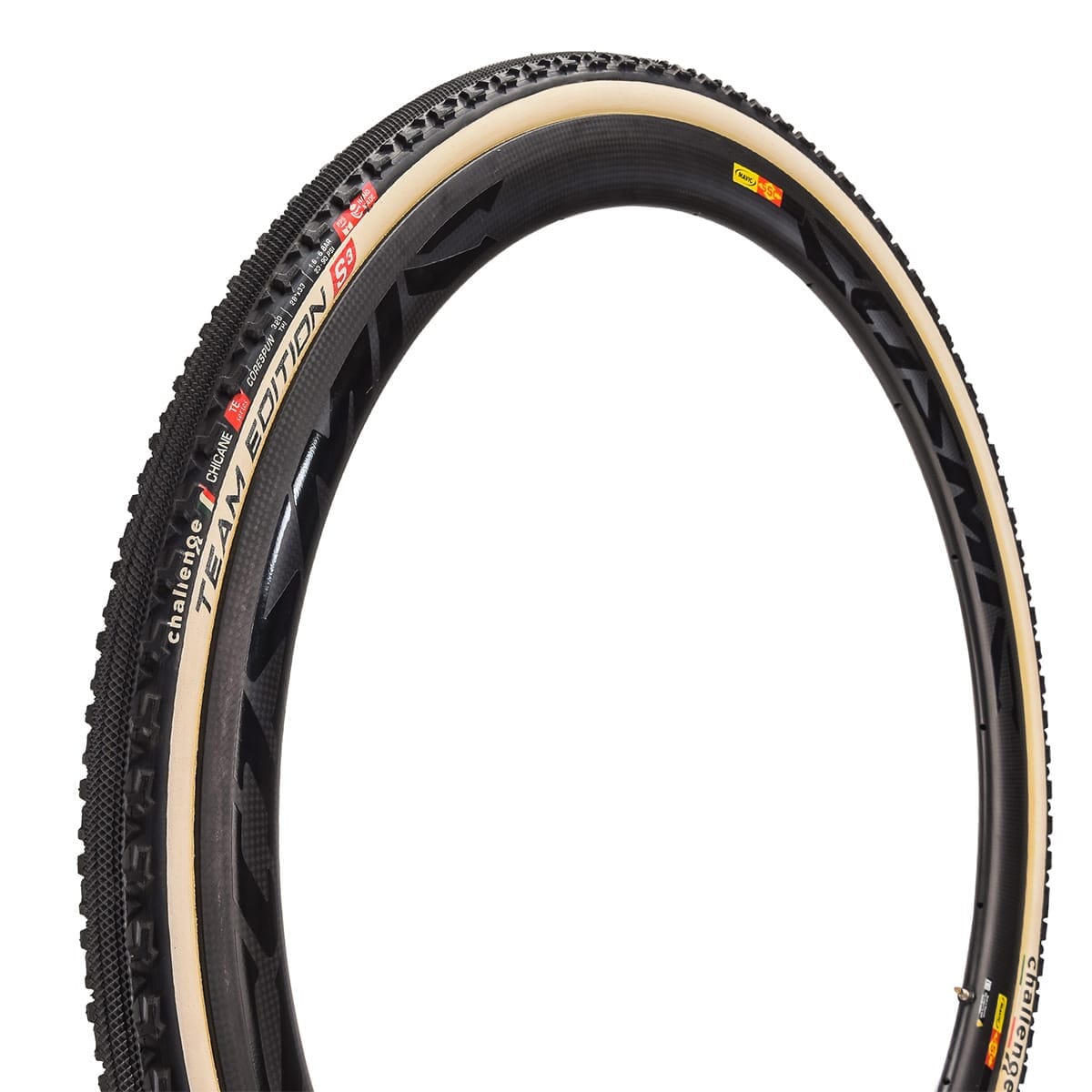 Tubular CHALLENGE CHICANE TEAM EDITION SOFT 700x33c Bege