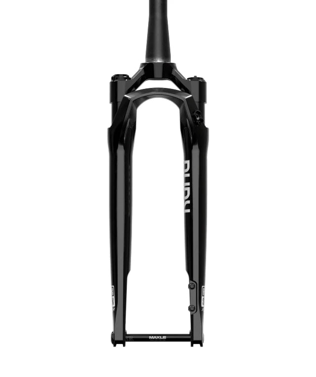 Black ROCKSHOX RUDY ULTIMATE RACE DAY 2 Fork 700c 12x100mm 45mm Offset