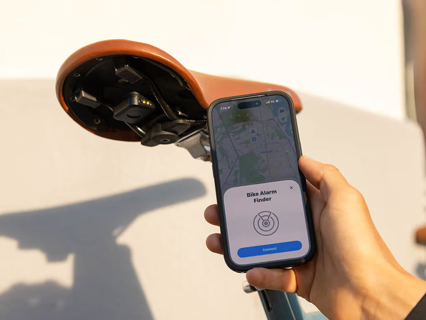 Monteringsbeslag til alarm og tracker QUADLOCK-sadelskinneadapter under sadlen