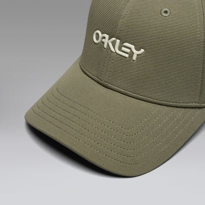 OAKLEY 6 PANEL STRETCH METALLIC Cap Khaki