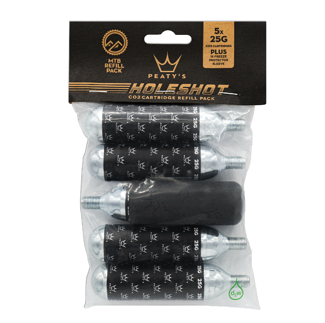 Cartuccia CO2 PEATY'S HOLESHOT Filettata MTB (x5)