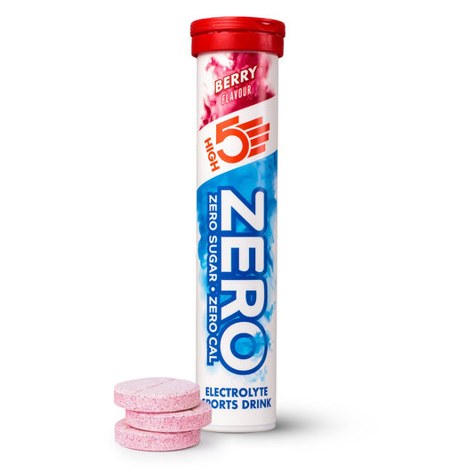 Pastilles d'Hydratation Electrolytes HIGH5 ZERO (x20) Fruits Rouge