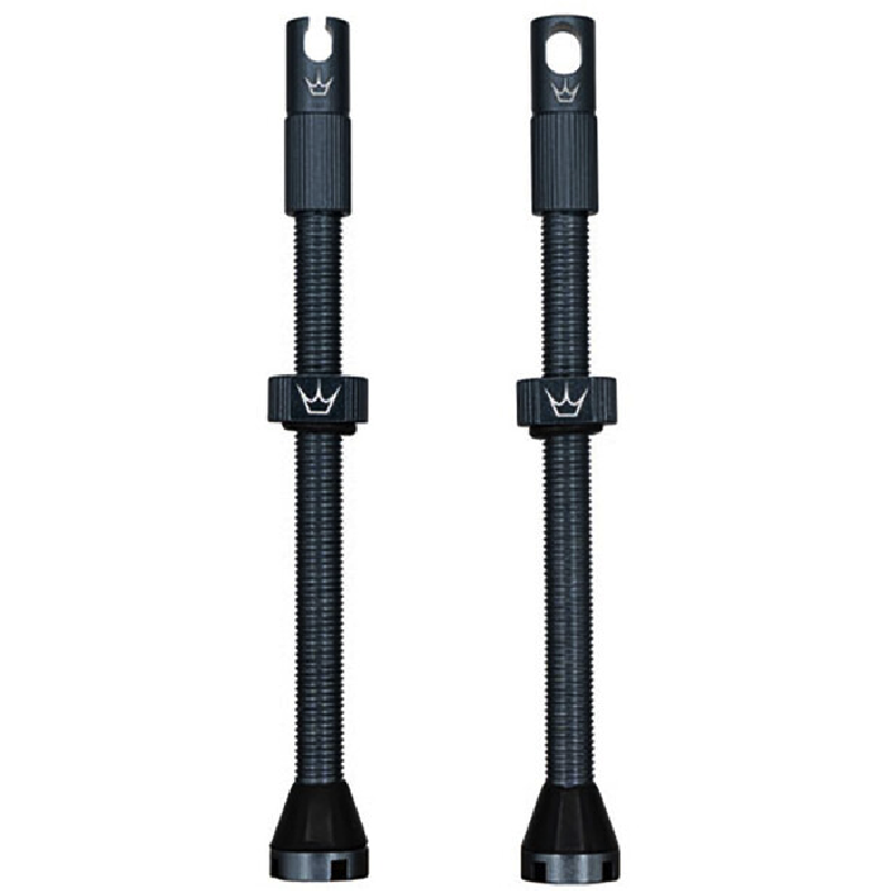 Válvulas Tubeless PEATY'S x Chris King MK2 Presta 80 mm (x2) Cinzento