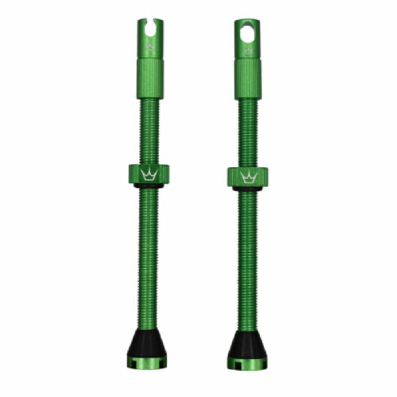 Válvulas Tubeless PEATY'S x Chris King MK2 Presta 80 mm (x2) Verde