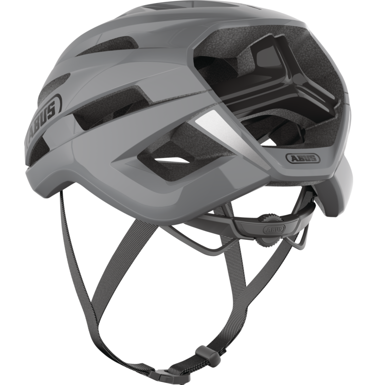 Weghelm ABUS STORMCHASER ACE Race Grijs