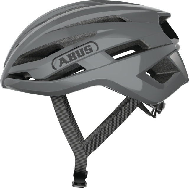 Weghelm ABUS STORMCHASER ACE Race Grijs