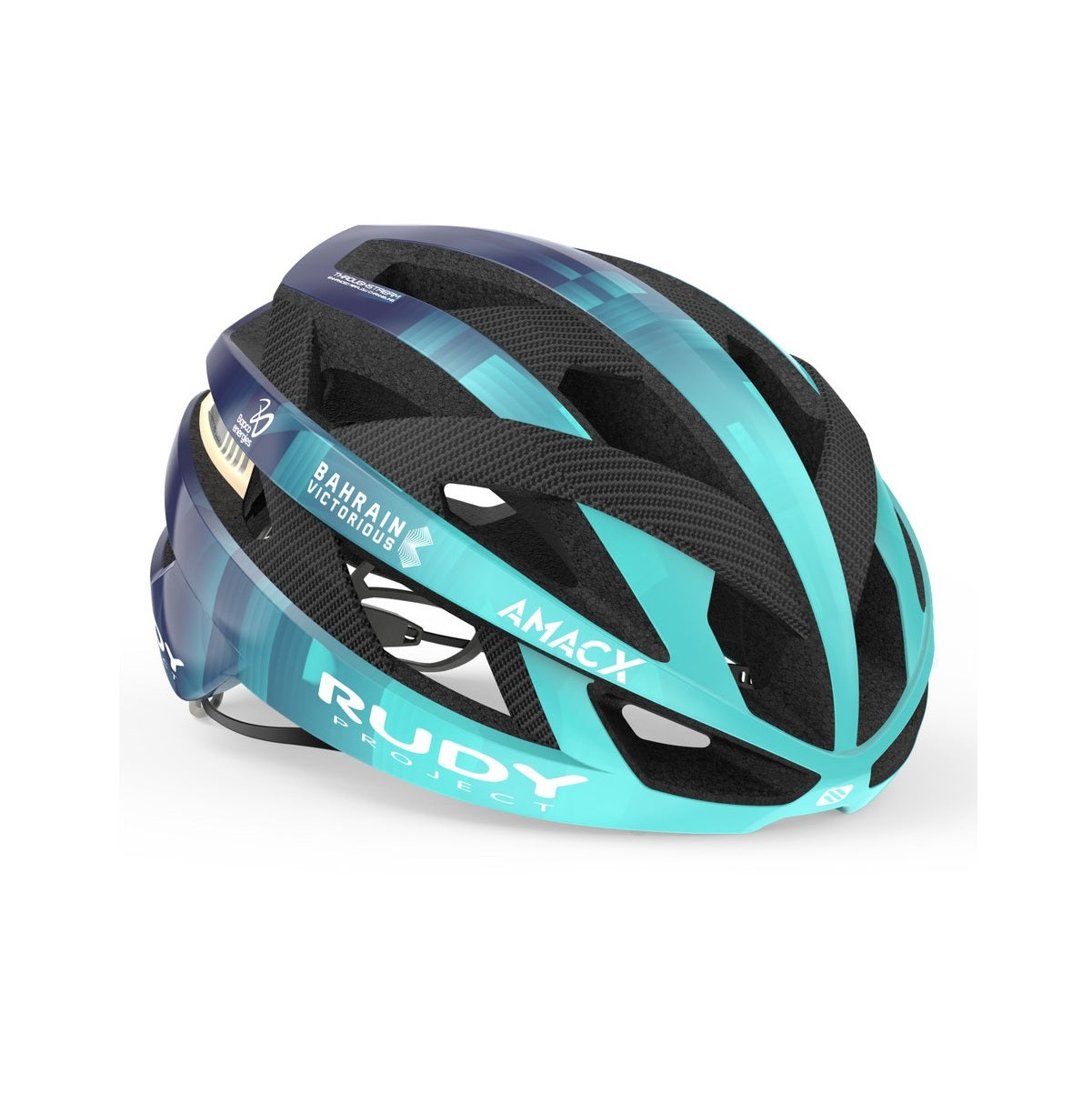 Casque Route RUDY PROJECT REBEL TEAM BAHRAIN VICTORIOUS Turquoise