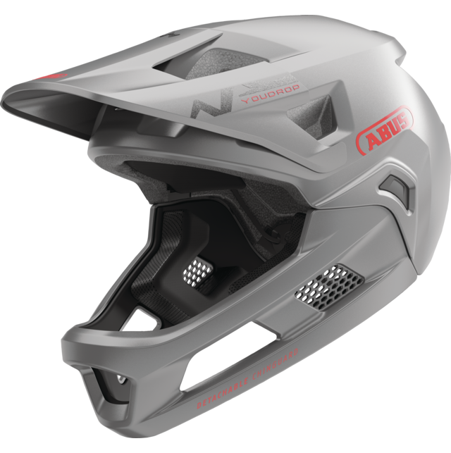 Capacete MTB ABUS YOUDROP FF Junior Ti Silver