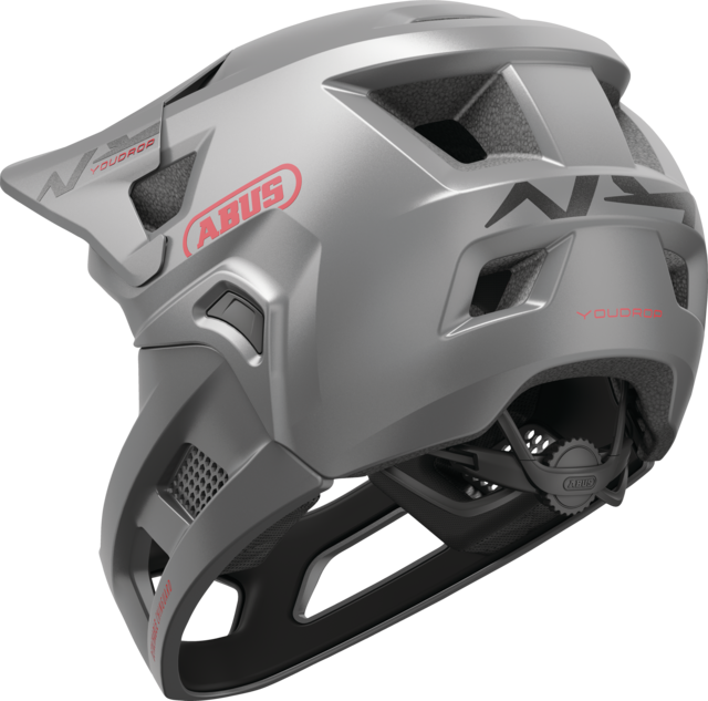 Capacete MTB ABUS YOUDROP FF Junior Ti Silver