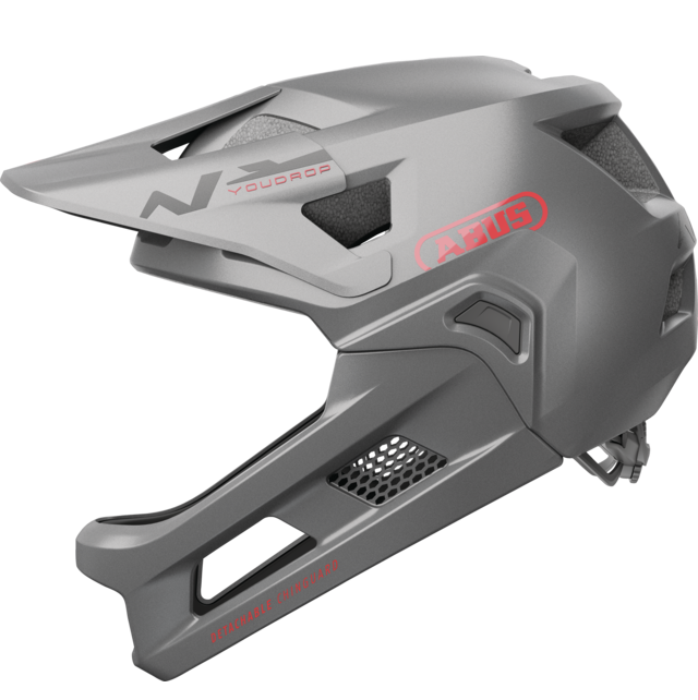 Capacete MTB ABUS YOUDROP FF Junior Ti Silver