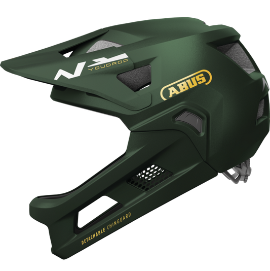 Casque VTT ABUS YOUDROP FF Junior Moss Vert
