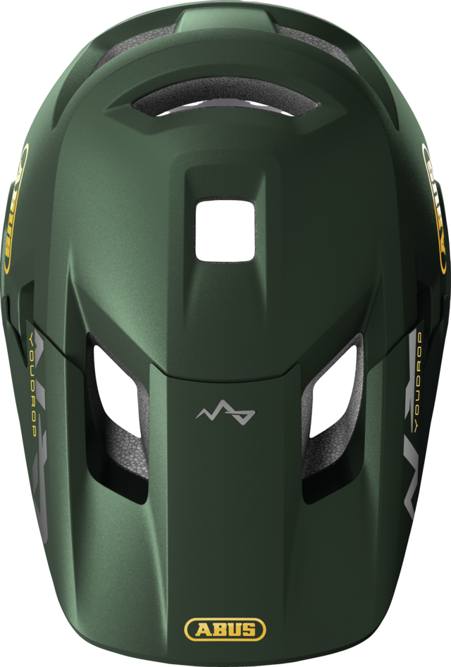 MTB-Helm ABUS YOUDROP FF Junior Moss Grün