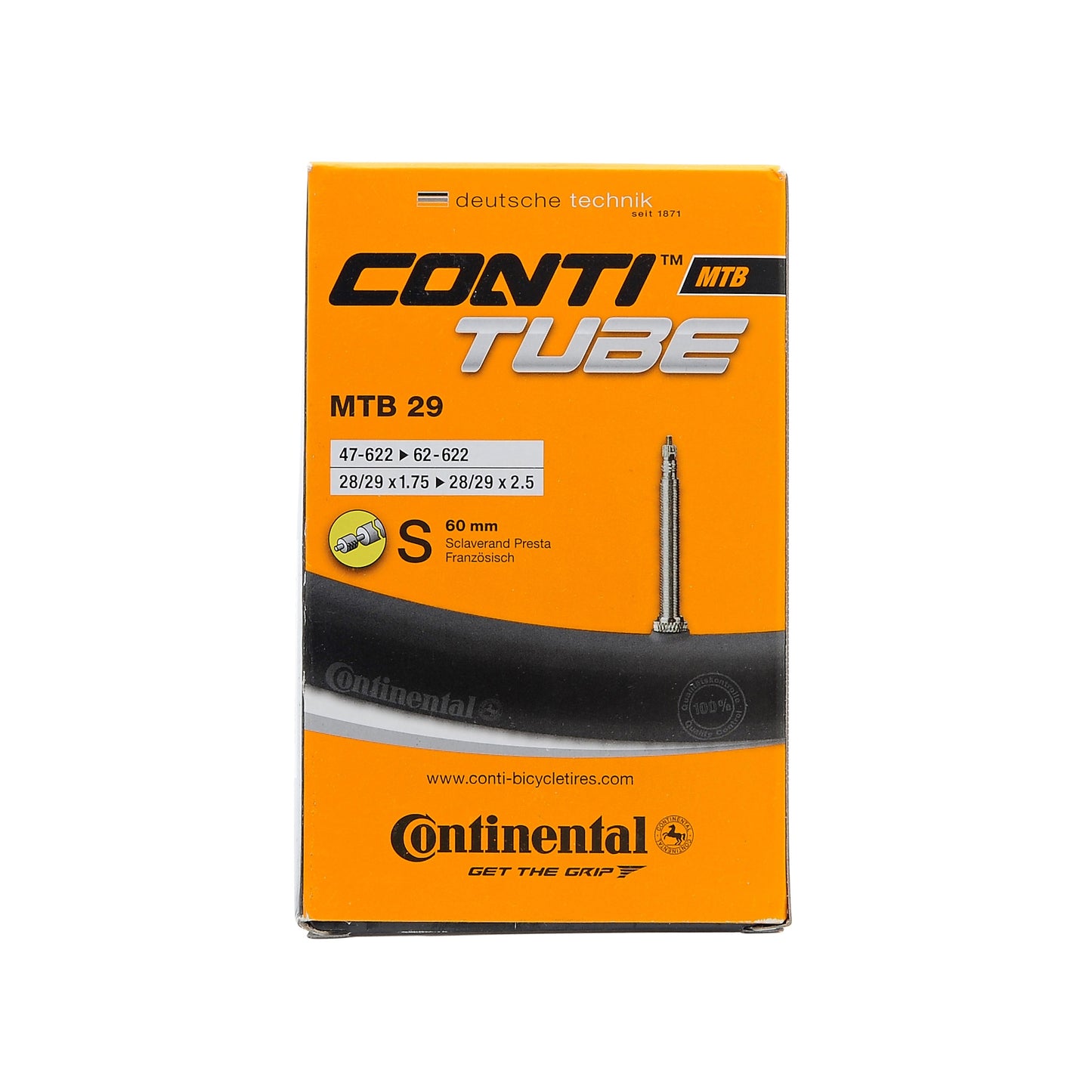 Schlauch CONTINENTAL 29x1.75-2.5 Presta 60mm