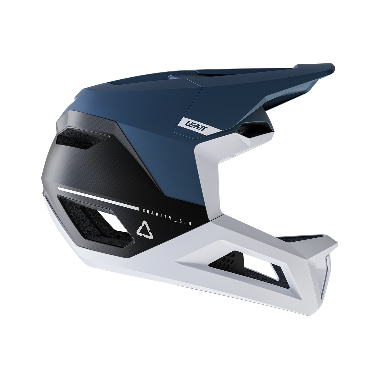 LEATT MTB GRAVITY 5.0 MTB Helmet Blue/White