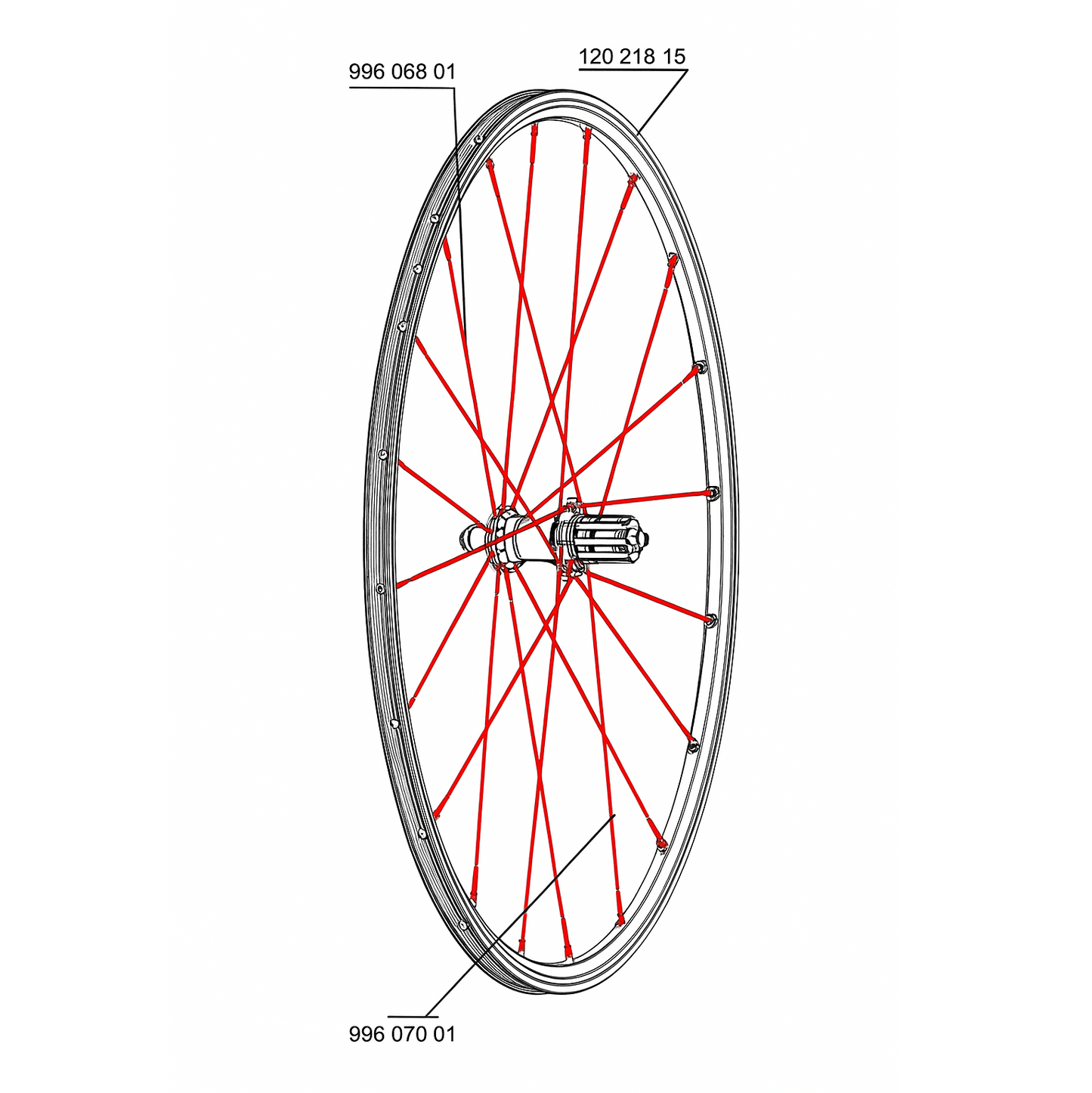 Kit 10 Rayons Ar MAVIC CROSSRIDE UB 276mm