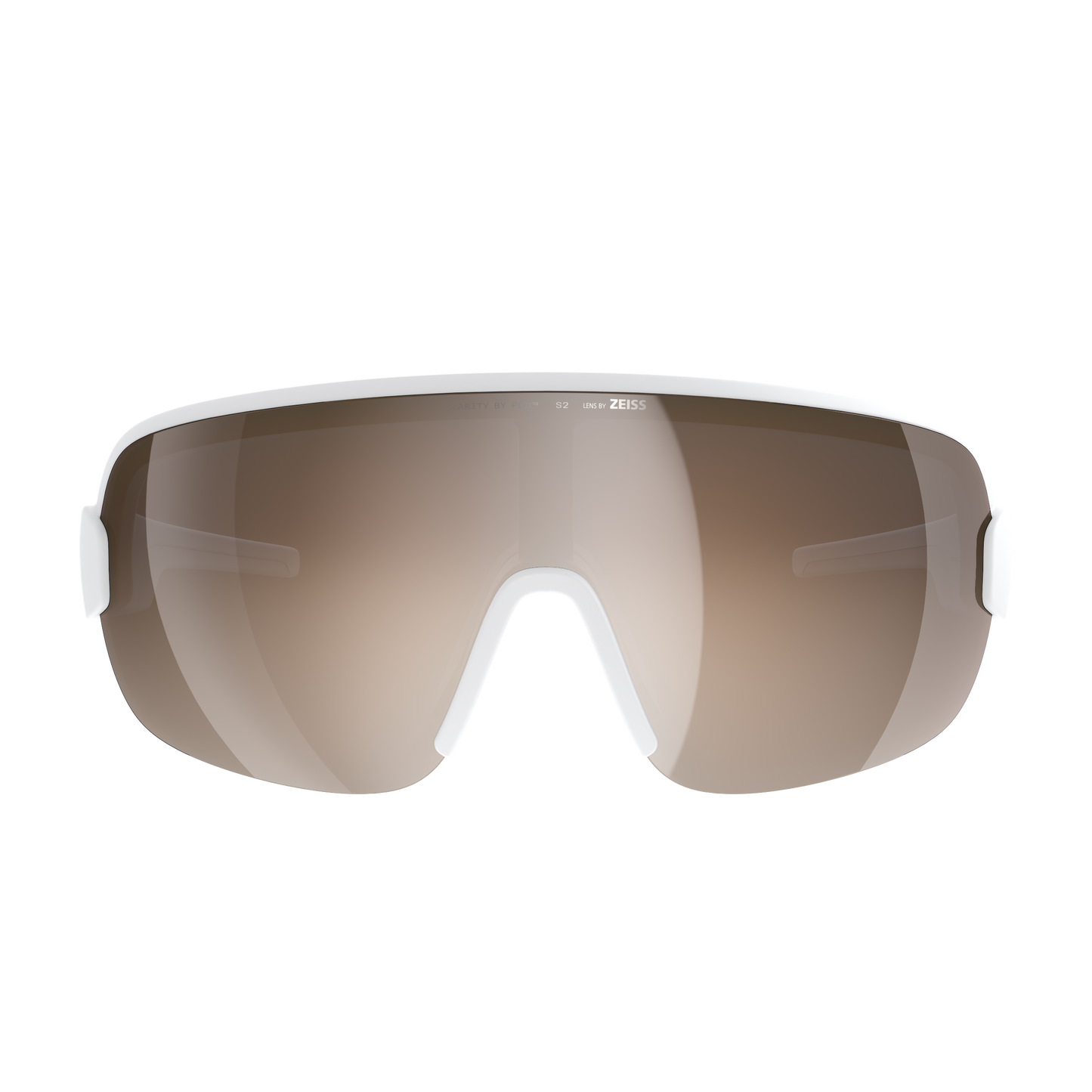 Brýle POC AIM Bílé Čočka Clarity Trail Partly Sunny Silver
