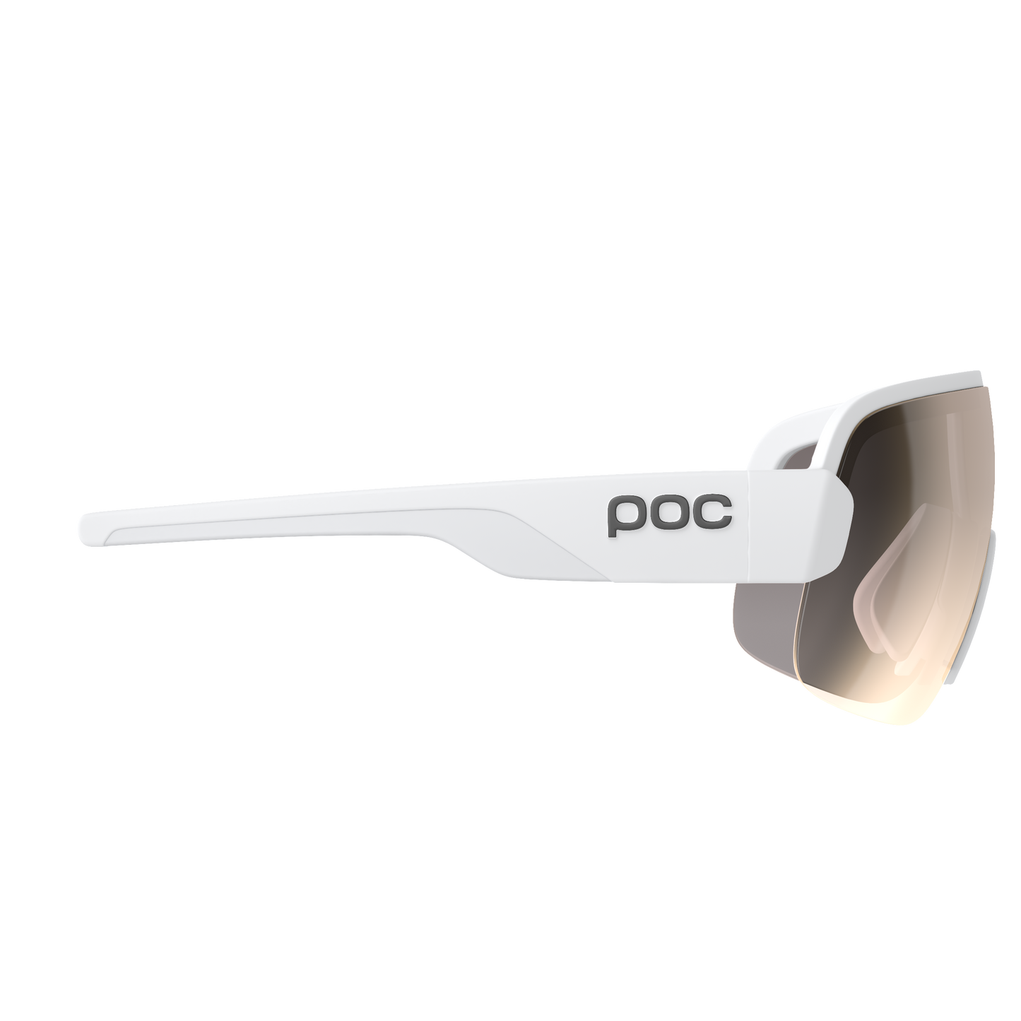 Brýle POC AIM Bílé Čočka Clarity Trail Partly Sunny Silver