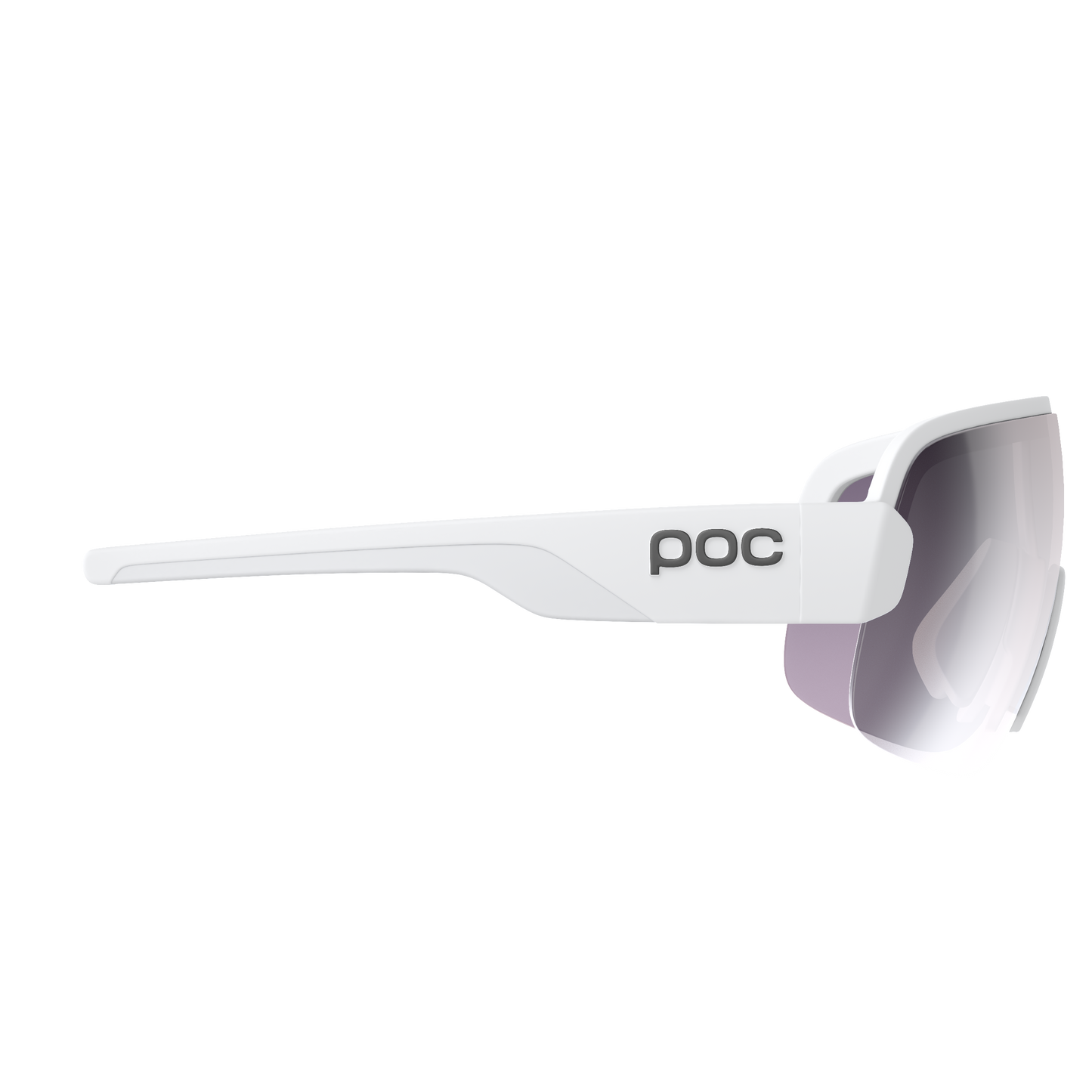 Brýle POC AIM bílé sklo Clarity Road Sunny Silver