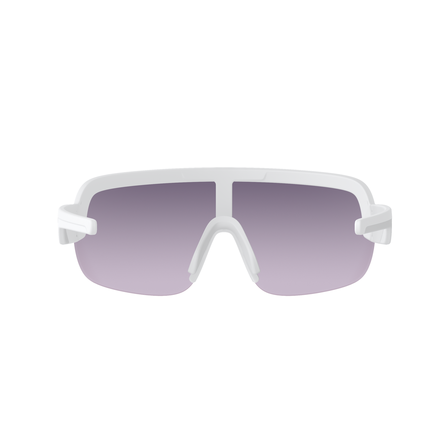 Brýle POC AIM bílé sklo Clarity Road Sunny Silver