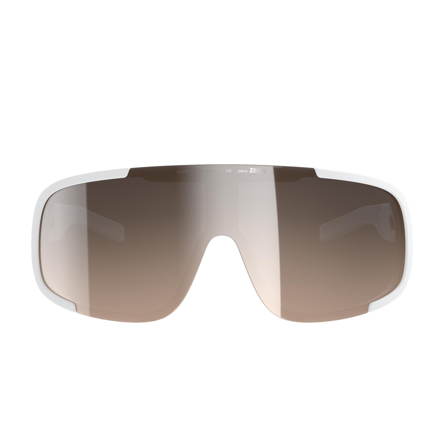 Lunettes POC ASPIRE Blanc Verre Clarity Trail Partly Sunny Silver