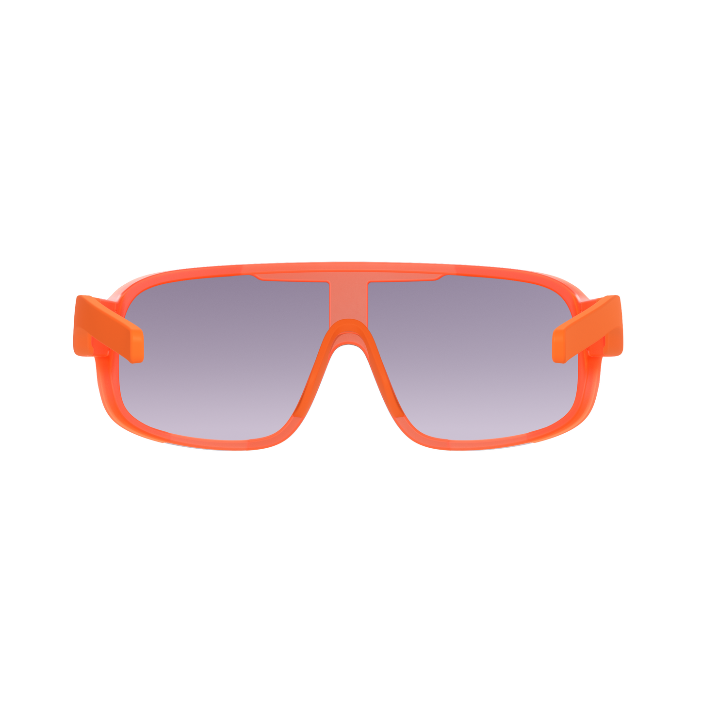 Lunettes POC ASPIRE MID Orange Fluo Translucide Verre Clarity Road Partly Sunny Gold