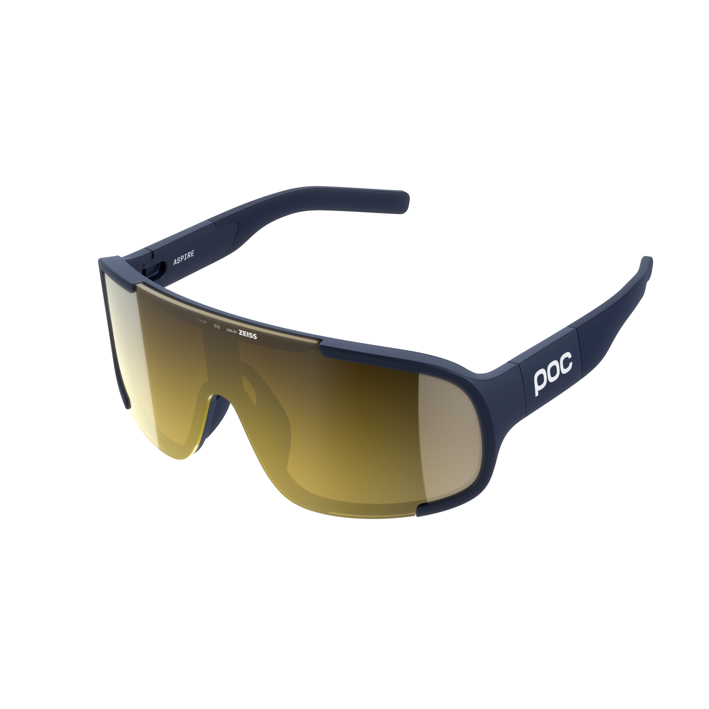 Okulary POC ASPIRE WF Granatowe Szkło Clarity Road Partly Sunny Gold