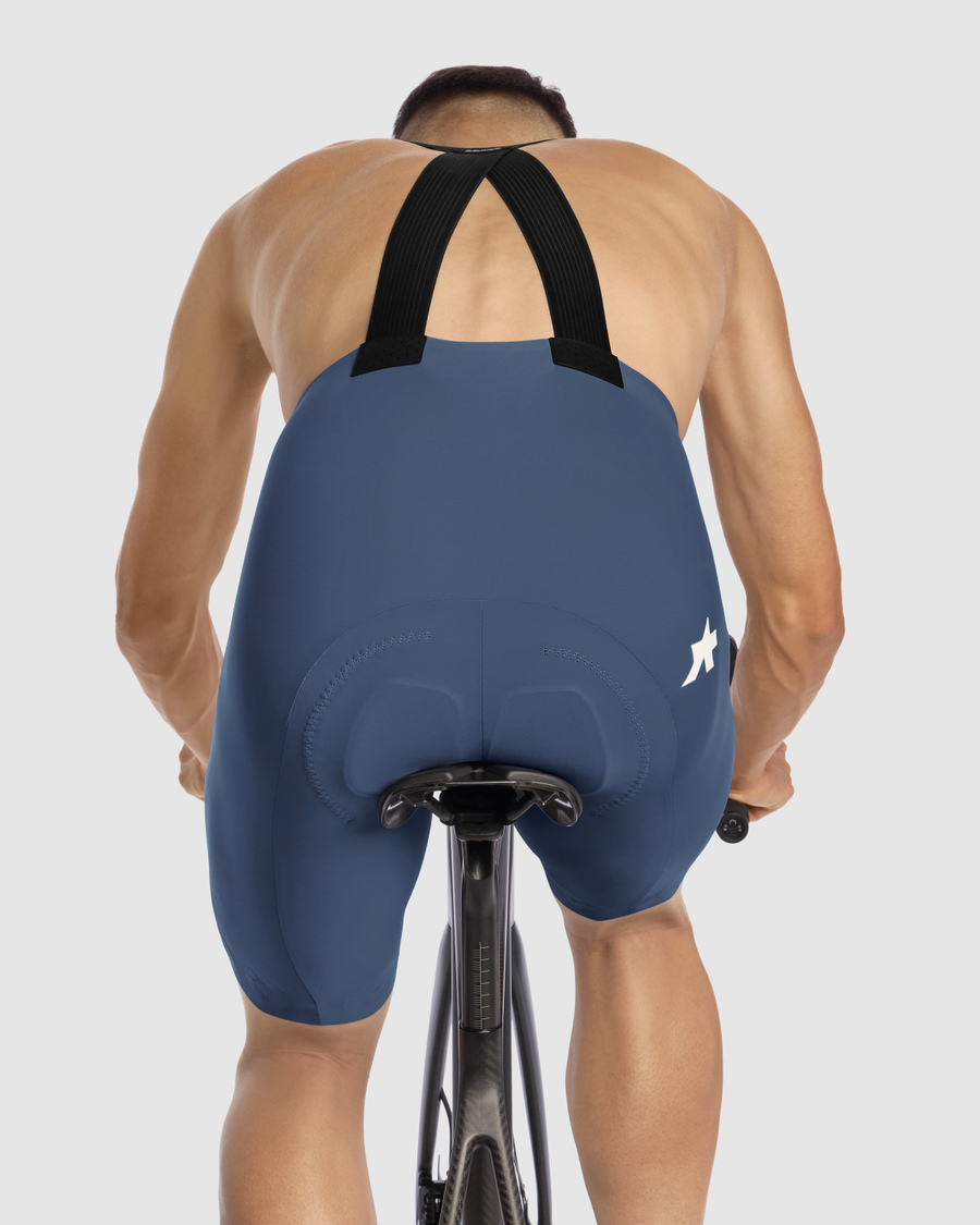 Krátký cyklistický dres s laclem ASSOS EQUIPE R S11 Modrý