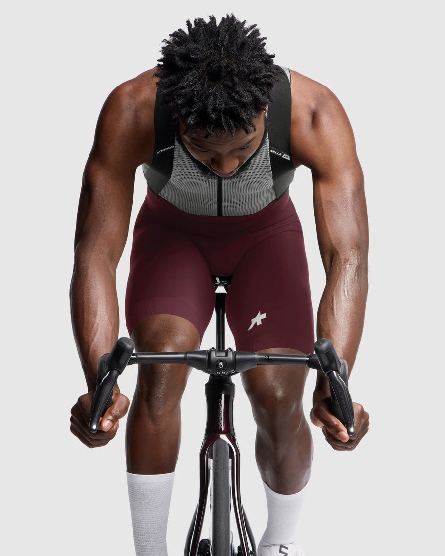 Bib-shorts ASSOS MILLE GT S11 Burgundy Red