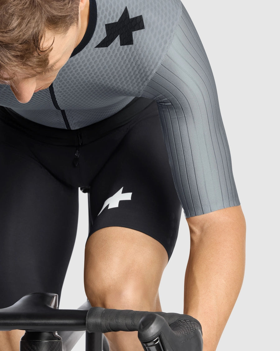 Einteiler ASSOS EQUIPE RS LE HOUDINI S11 Grau/Schwarz