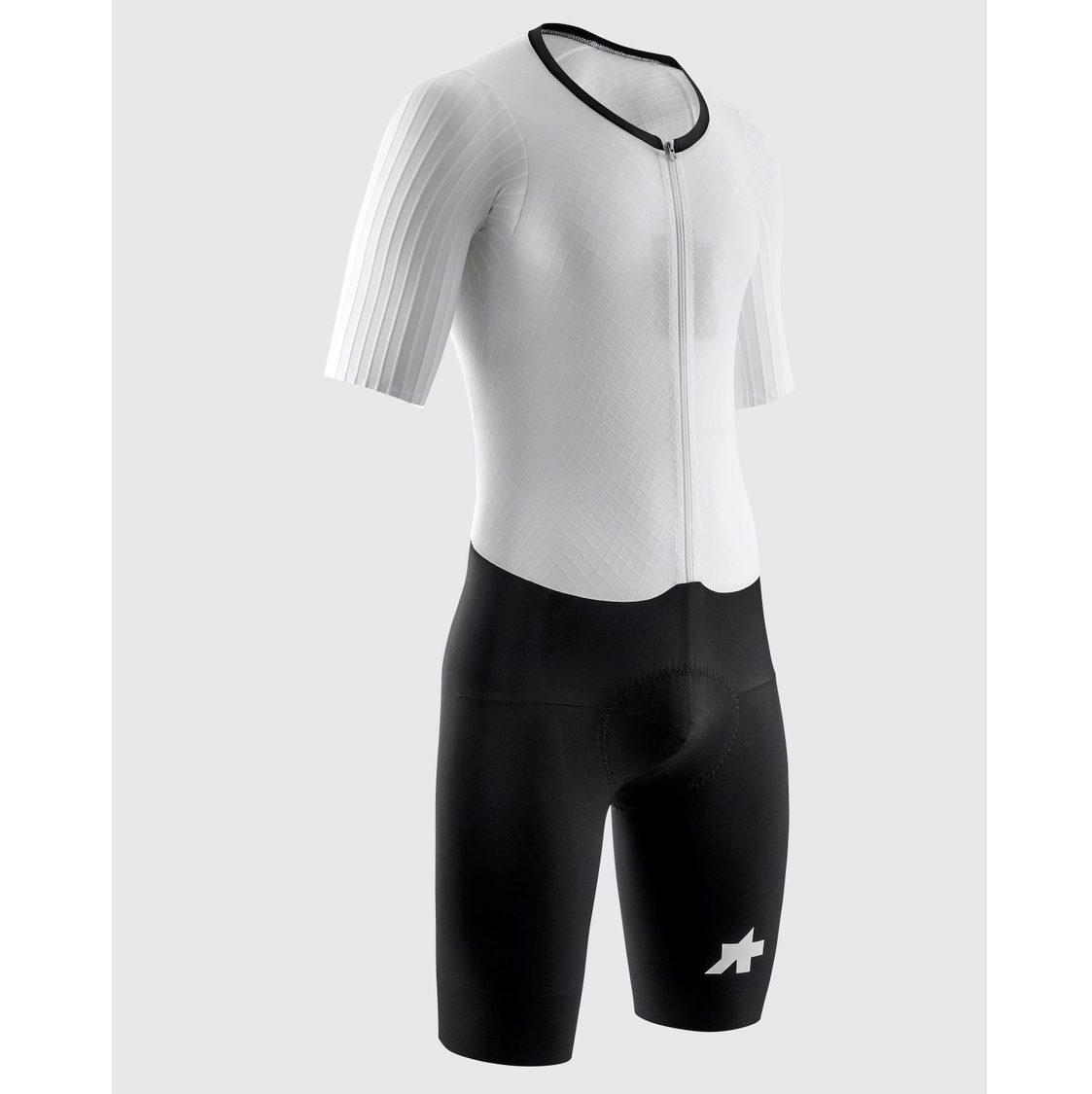 Kombinéza ASSOS EQUIPE RS RAPIDFIRE S11 bílá/černá