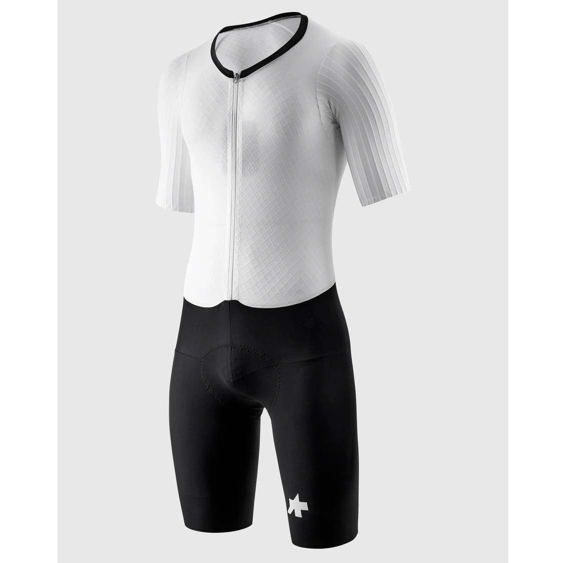 Kombinéza ASSOS EQUIPE RS RAPIDFIRE S11 bílá/černá