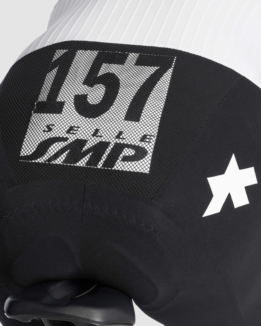 Kombinéza ASSOS EQUIPE RS RAPIDFIRE S11 bílá/černá
