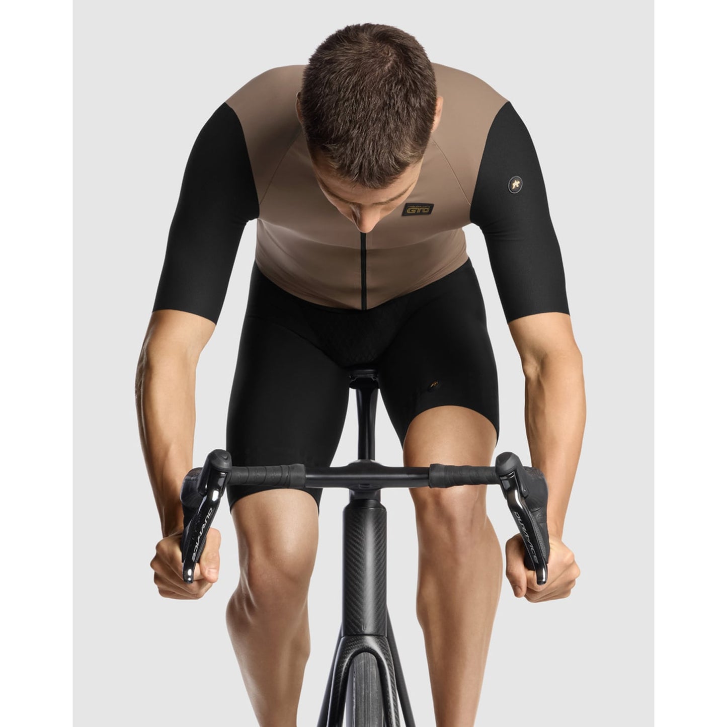 ASSOS EQUIPE RS S11 kortærmet trøje sort/beige