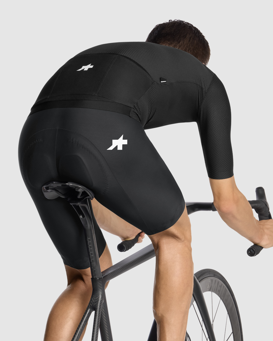 Cykeltrøje ASSOS EQUIPE R S11 Korte ærmer Sort