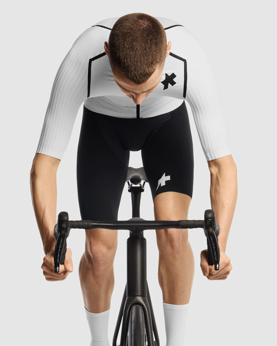 Maillot ASSOS EQUIPE RSR BOLIDE Manches Courtes Blanc