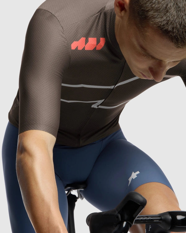 Maillot ASSOS EQUIPE R S11 We are the A Manches Courtes Marron