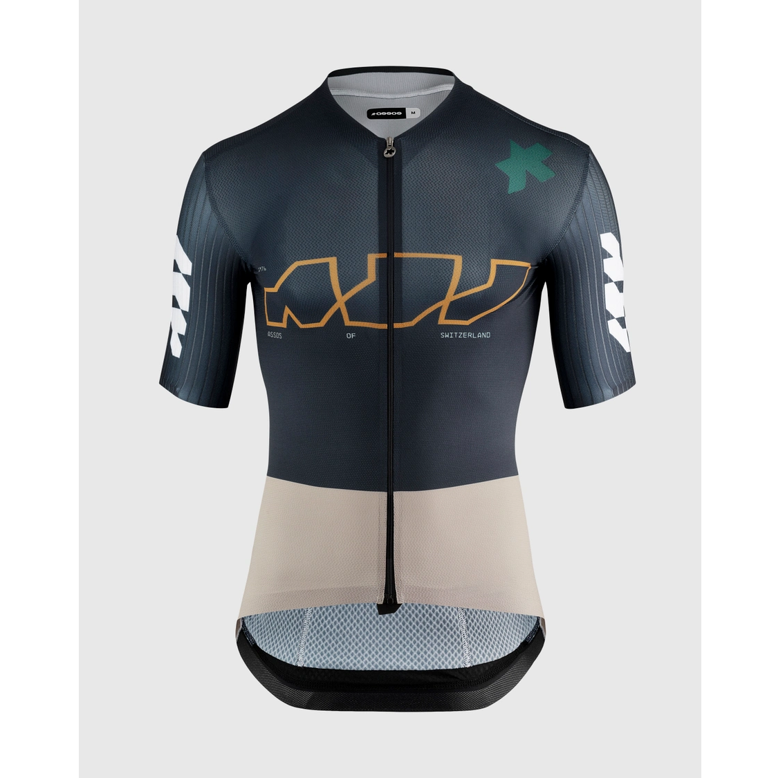 Maillot ASSOS EQUIPE RS S11 Something to Say Manches Courtes Bleu