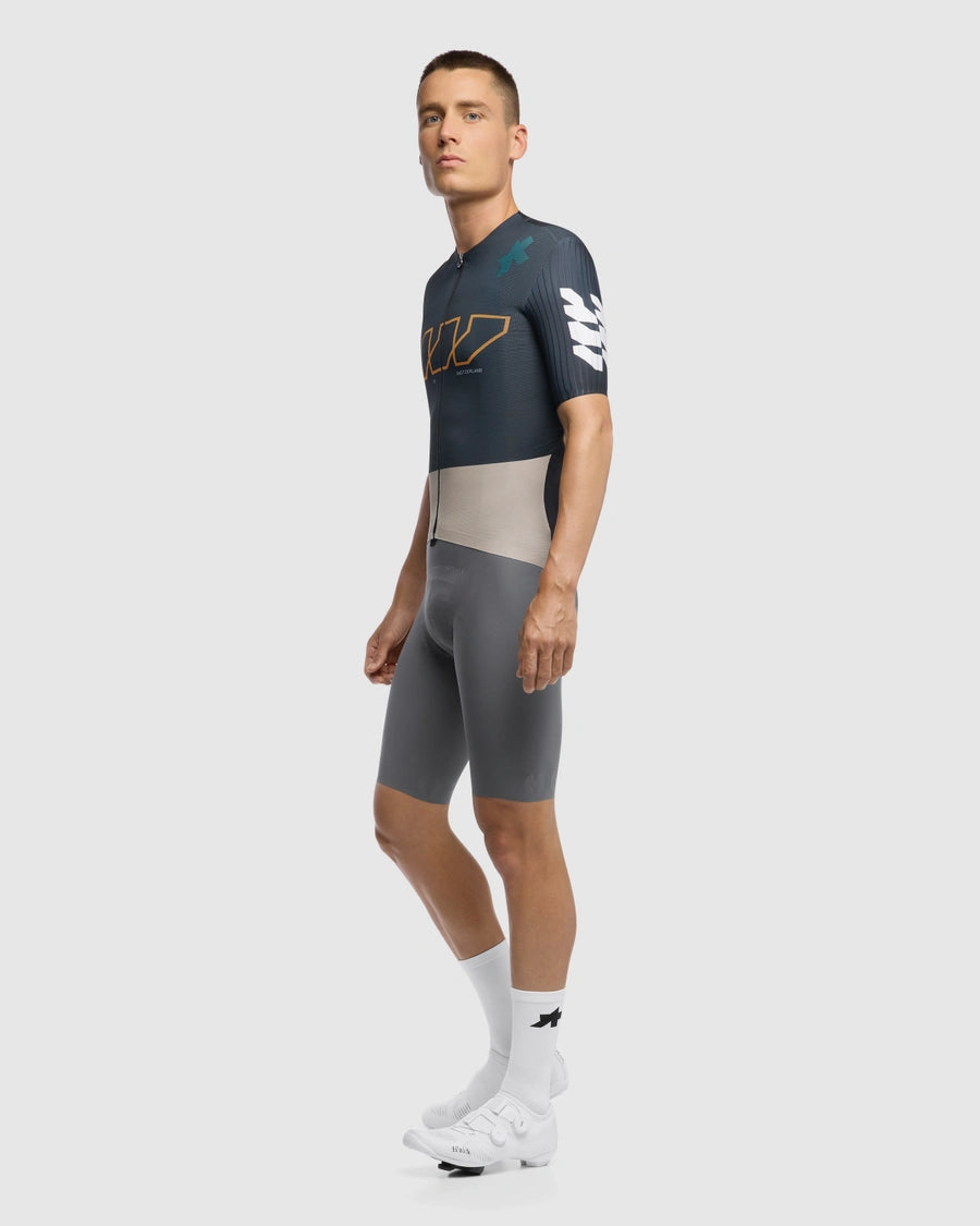 Maillot ASSOS EQUIPE RS S11 Something to Say Manches Courtes Bleu