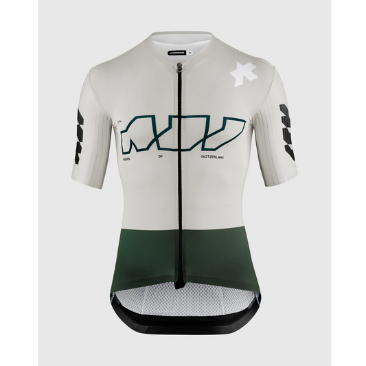 Maillot ASSOS EQUIPE RS S11 Something to Say Manches Courtes Blanc