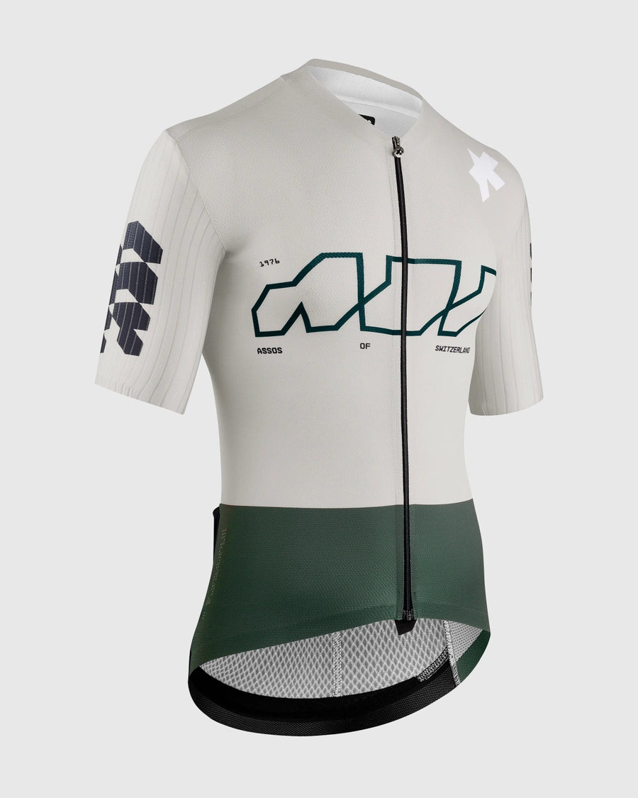 Maglia ASSOS EQUIPE RS S11 Something to Say Maniche Corte Bianco