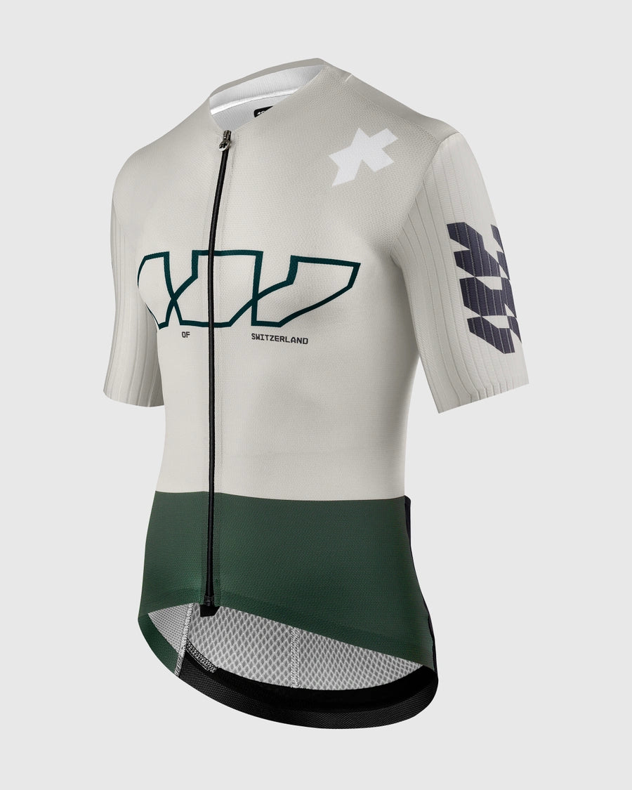 Maglia ASSOS EQUIPE RS S11 Something to Say Maniche Corte Bianco