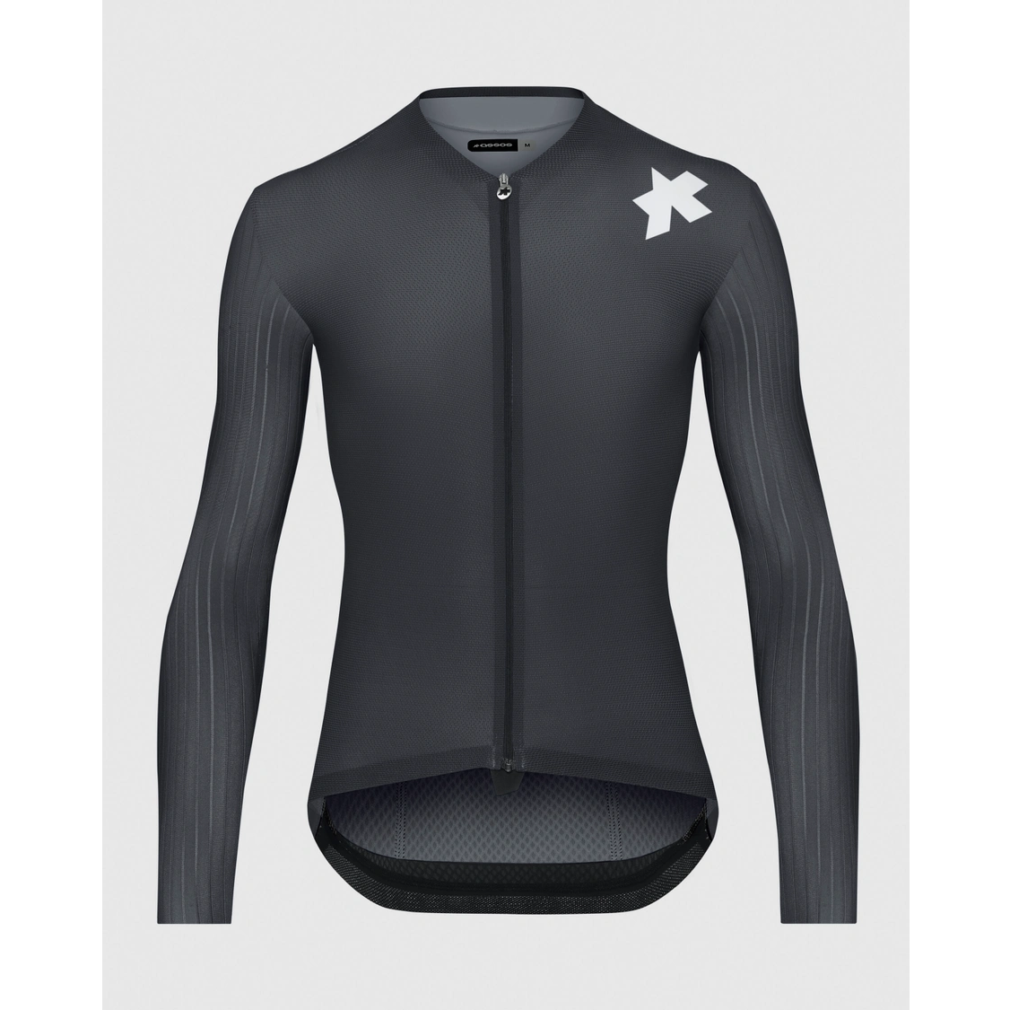 Trikot ASSOS EQUIPE RS S11 Langarm Schwarz/Grau
