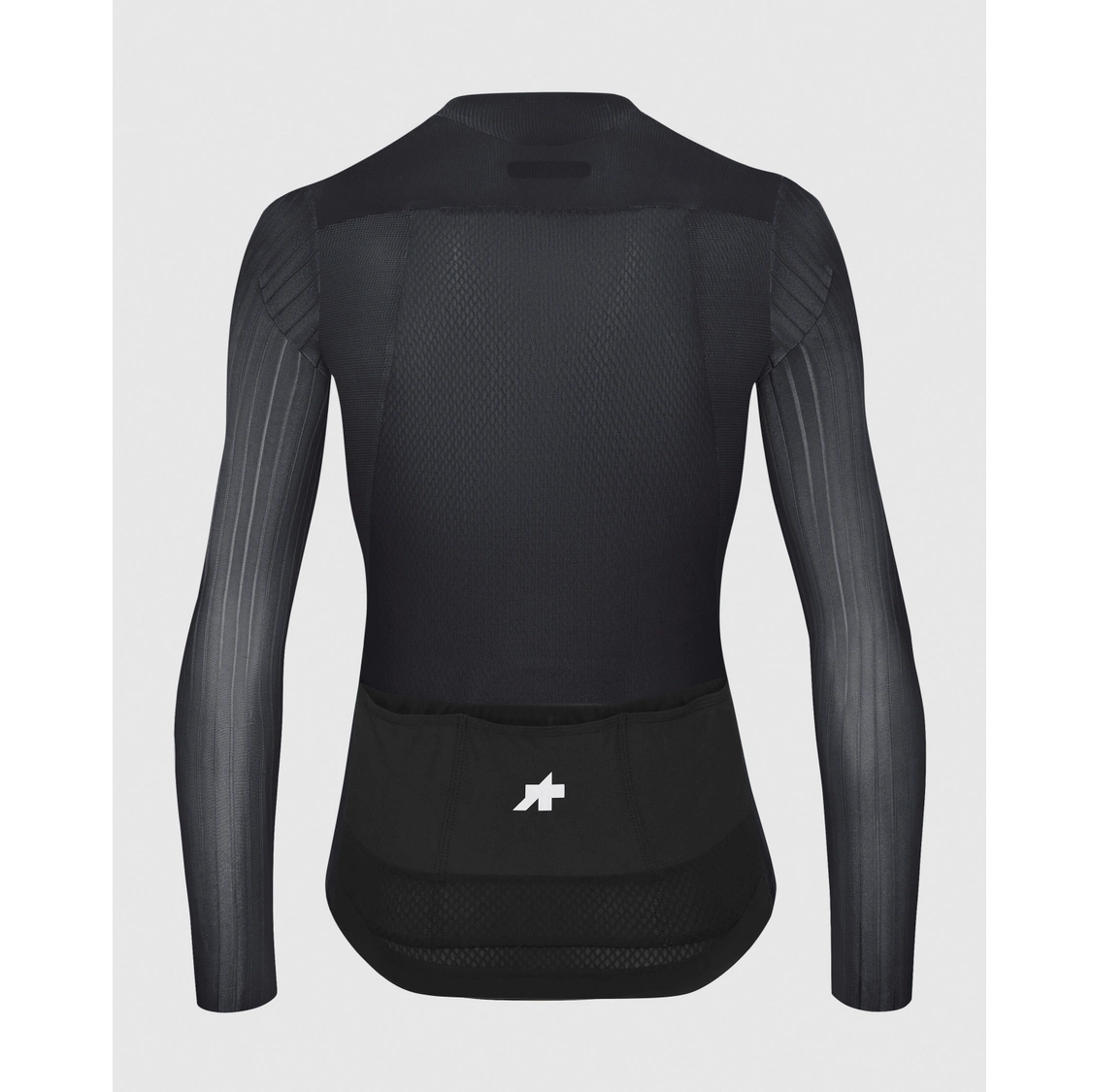Trikot ASSOS EQUIPE RS S11 Langarm Schwarz/Grau