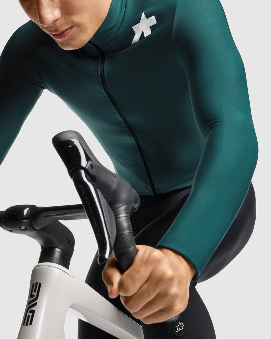 ASSOS MILLE GT SPRING FALL S11 pikkade varrukatega rattasärk, roheline