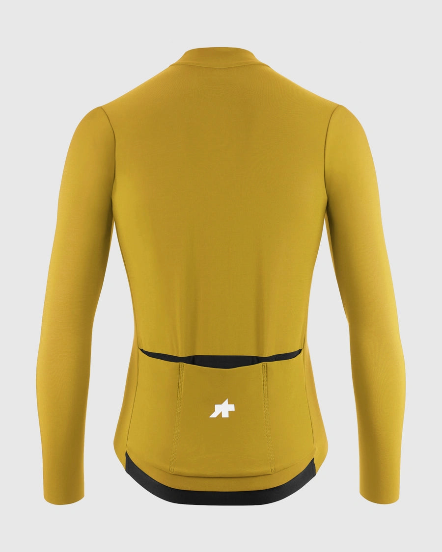 Pikkade varrukatega kollane ASSOS MILLE GT SPRING FALL S11 rattasärk
