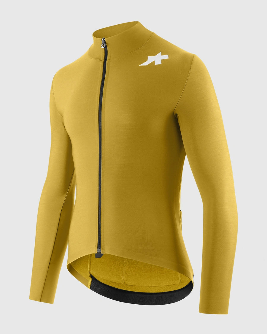 Pikkade varrukatega kollane ASSOS MILLE GT SPRING FALL S11 rattasärk