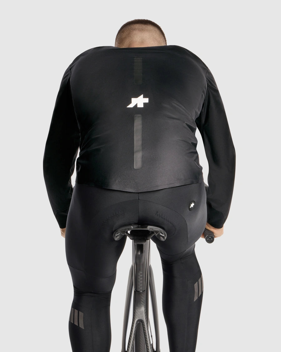 Jakke ASSOS EQUIPE RS SCHLOSSHUND RAIN S11 Sort