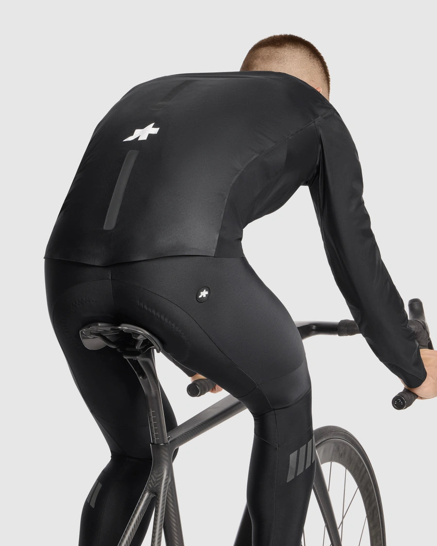 Jakke ASSOS EQUIPE RS SCHLOSSHUND RAIN S11 Sort